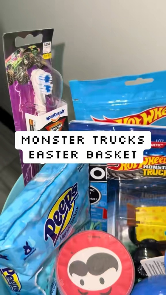 Last year’s Easter basket was a whole Monster Jam x Hot Wheels Monster Truck situationnnn 😮‍💨🔥

If you’ve got a little boy who lives for Grave Digger, Megalodon, El Toro Loco, and all things monster trucks, this theme is a 10/10 every time. I mixed Monster Jam merch with Hot Wheels Monster Trucks, added some fun fillers, and built it around what he actually loves — not just random candy.

Saving this theme because it’s too good not to run back again 🛻💚

Everything linked here to make it easy for you to recreate your own Monster Truck Easter basket 💙🏁

#LTKmomlife #LTKKids #LTKSeasonal
