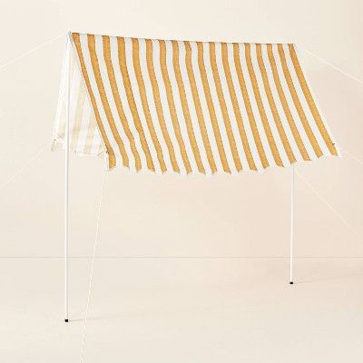Bold Stripe Sun Shade Gold/Cream - Hearth & Hand™ with Magnolia | Target