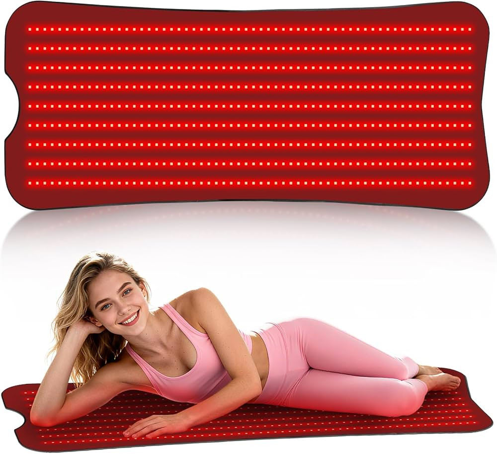 Red Light Therapy Mat for Body, 60''x 24'' Red Light Therapy Pad with Controller, 540pcs 2 in 1 L... | Amazon (US)