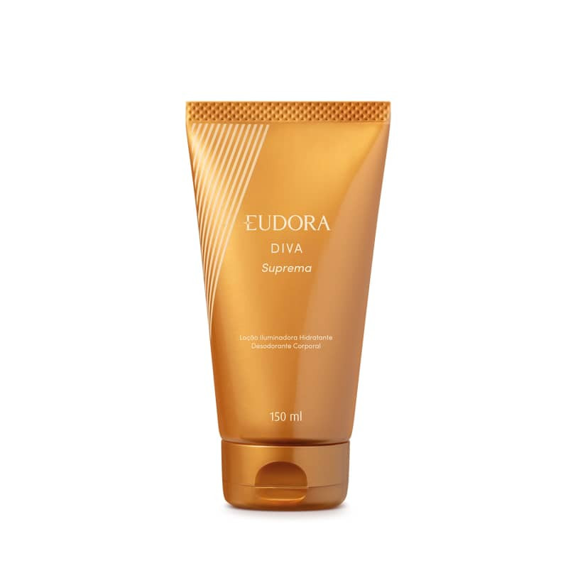 Loção Iluminadora Hidratante Desodorante Colônia Corporal Diva Suprema 150ml | Eudora | Eudora (BR)