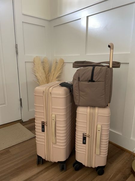 Upgraded luggage 🫶🏼 Beis check in bag, check on bag and Calpak Luka duffel 

#LTKstyletip #LTKtravel #LTKSeasonal