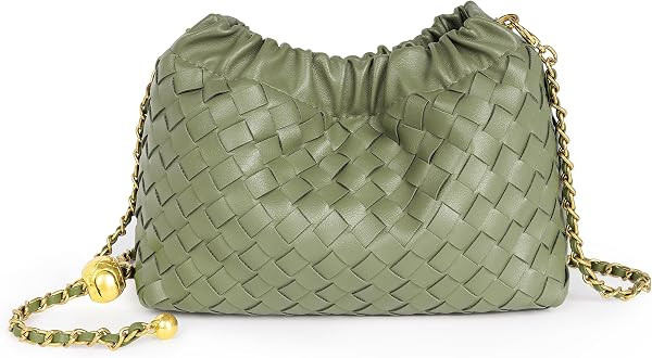 Joryin Woven Women's Crossbody Bag & Evening Purse, Trendy Dumpling Clutch & Hobo Cloud Shoulder ... | Amazon (US)