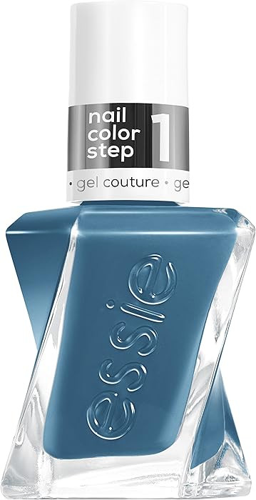 essie gel couture, Long-Lasting Nail Polish, Vegan, 8-free, Fashion Freedom, Blue, Cut Loose, 0.4... | Amazon (US)