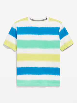 Softest Short-Sleeve Striped T-Shirt for Boys | Old Navy (US)