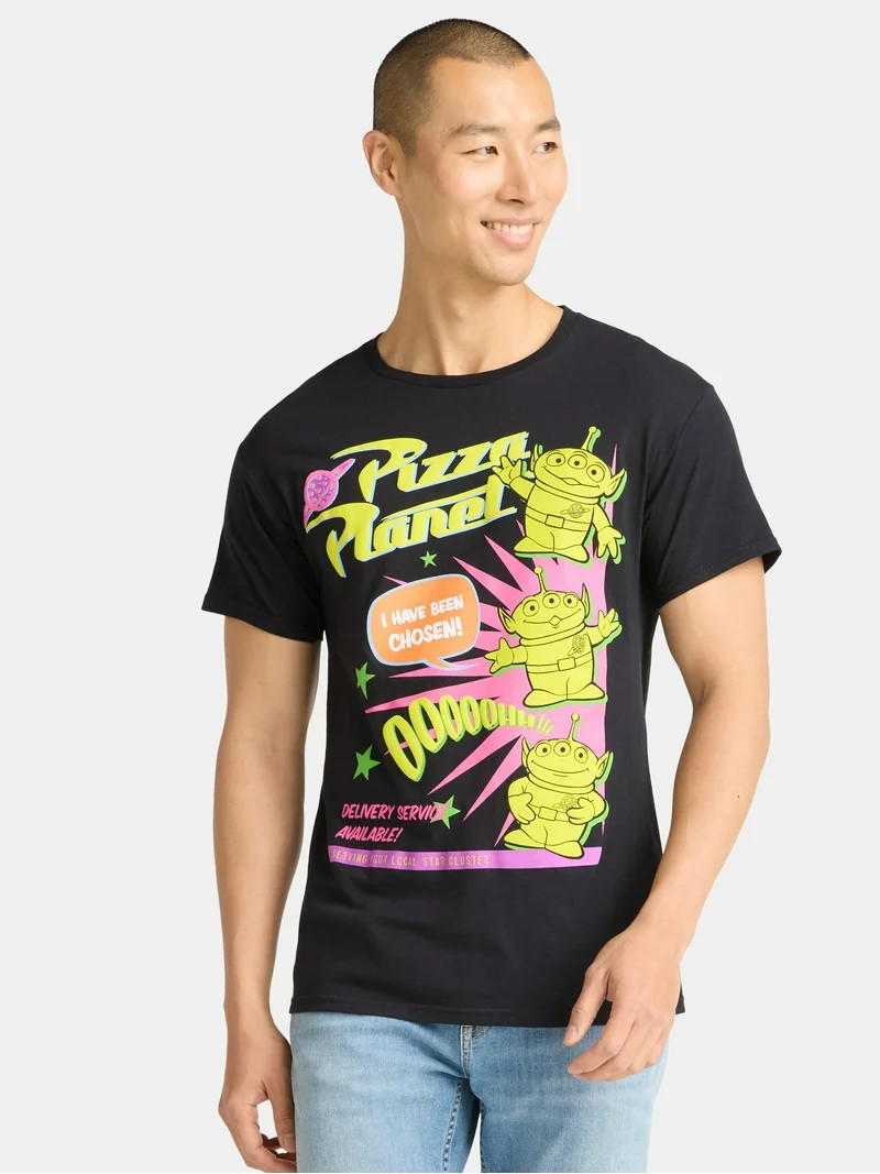 Pizza Planet Men's and Big Men's Graphic Tee, Sizes S-3XL | Walmart (US)