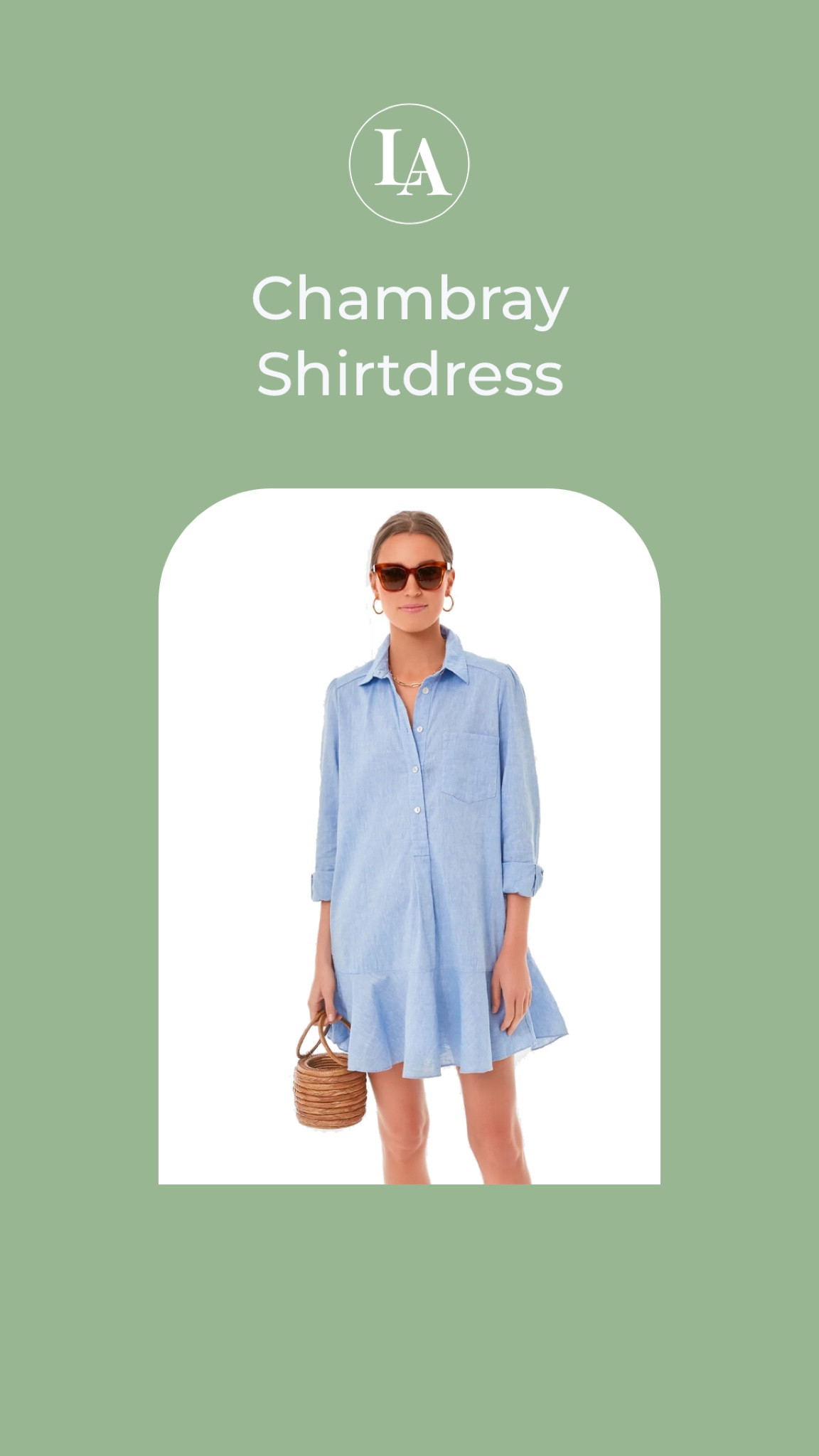 Chambray shirtdress from Tuckernuck - perfectly flowy for summer and later as a maternity dress 

#LTKStyleTip #LTKBump #LTKSeasonal