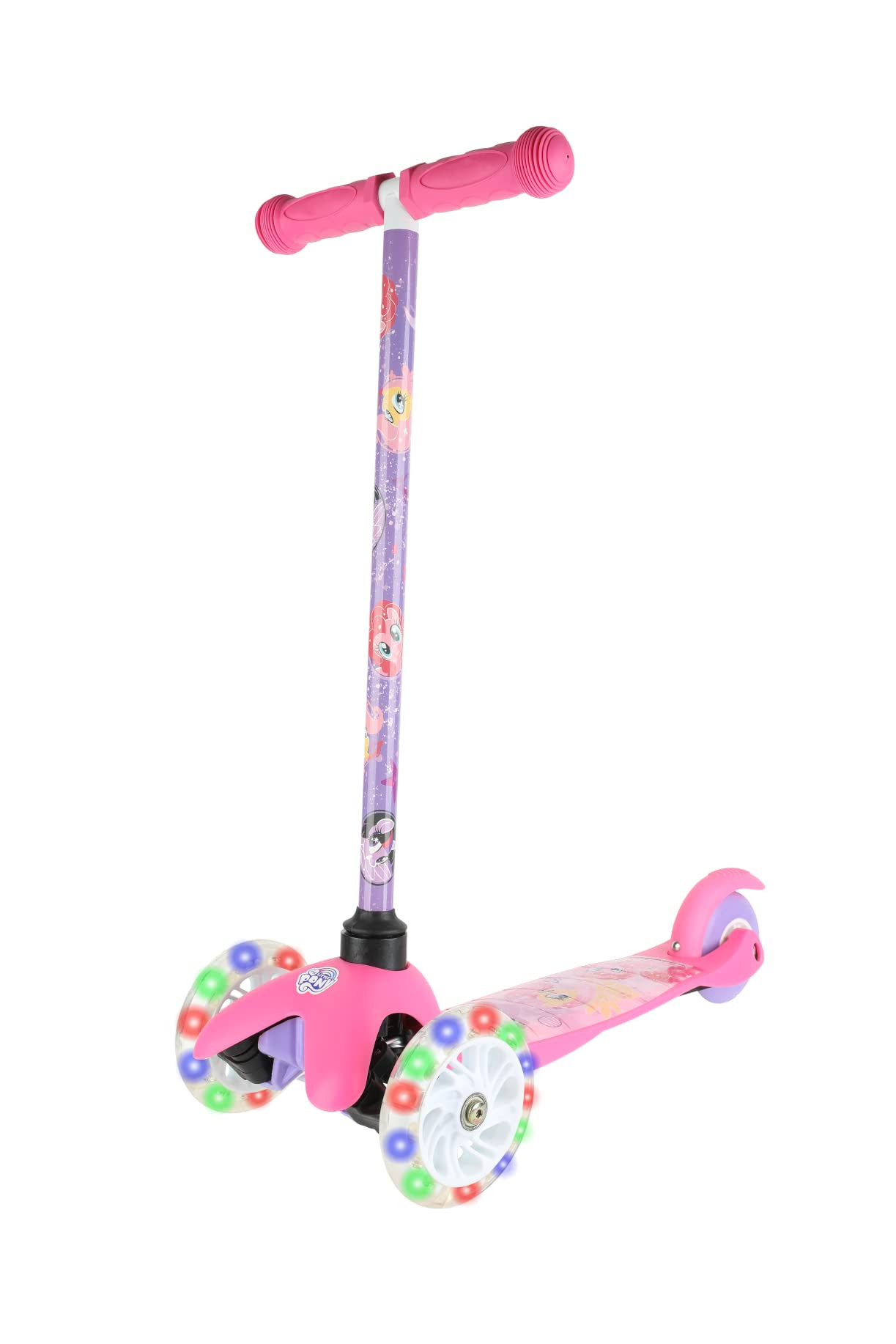 Self Balancing Kick Scooter with Light Up Wheels, Extra Wide Deck, 3 Wheel Platform, Foot Activat... | Amazon (US)