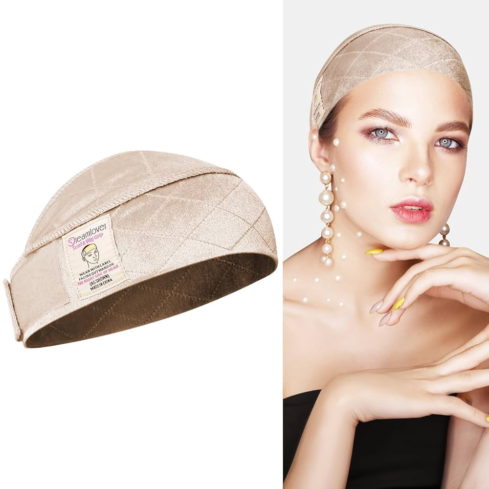 Dreamlover Wig Grip Band for Lace Front Wigs, Wide Wig Grip Headband, Nude, 1 Pieces | Amazon (US)