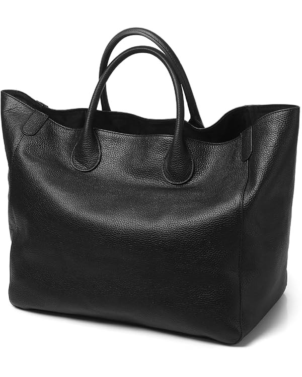Vimlo Oversized Tote Bags for Women, Genuine Leather Handbags and Purses, Extra Large Capacity Co... | Amazon (UK)