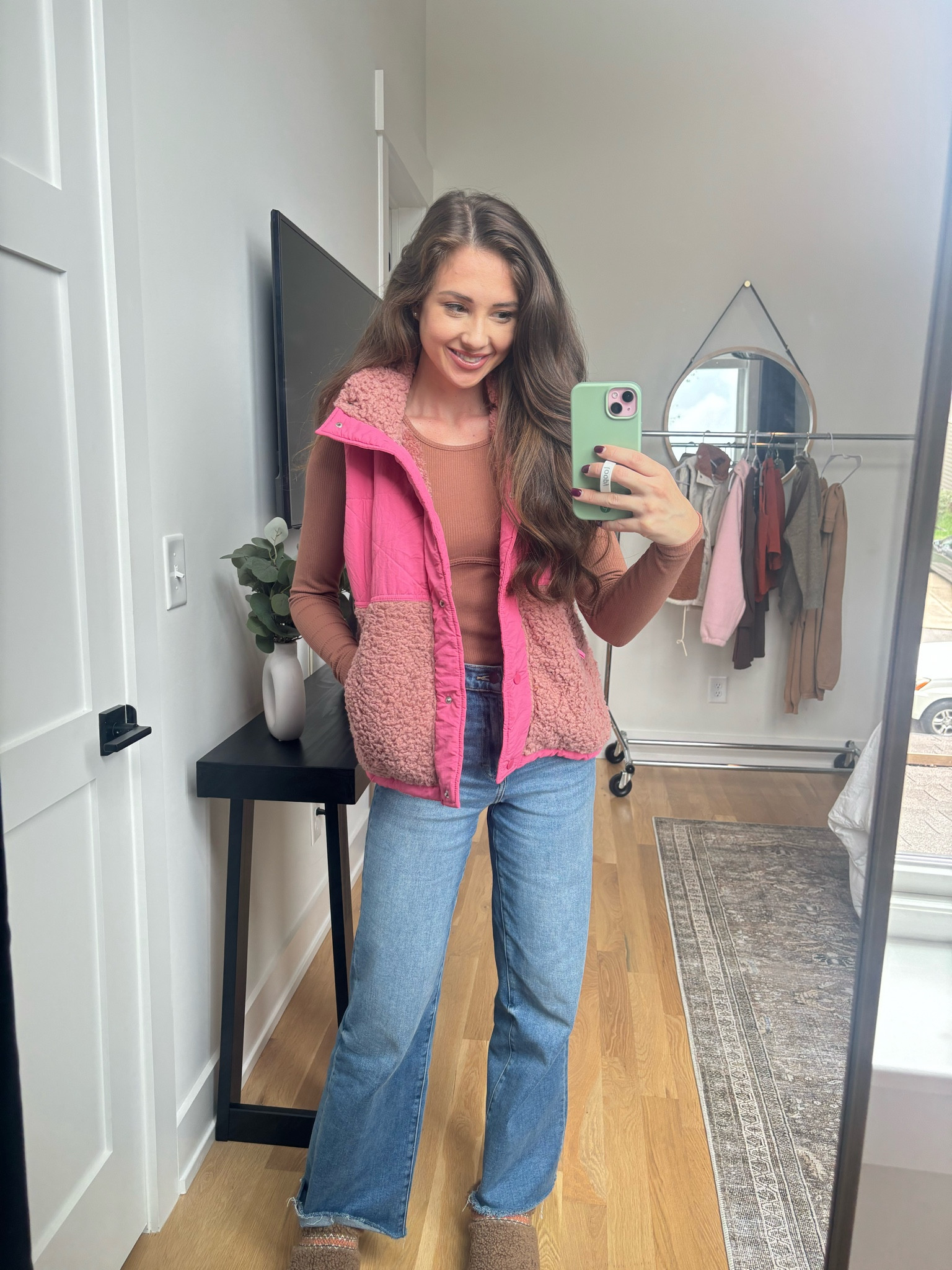 Women’s Oversized Quilted Vest 

Fall fashion, vest, pink, cute

#ltkfashion