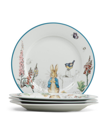 Set Of 4 Peter Rabbit Classic Dinner Plates | TJ Maxx