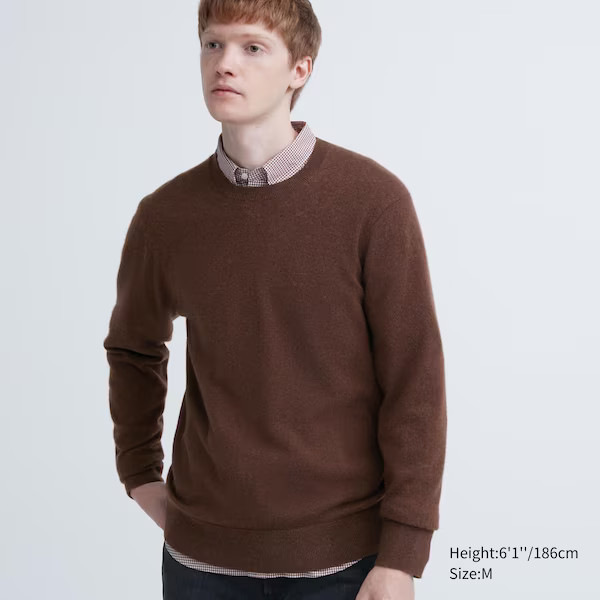 Cashmere Crew Neck Long-Sleeve Sweater | UNIQLO (US)