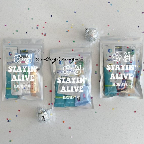 The Original Stayin' Alive Recovery Kit  Disco Theme  | Etsy | Etsy (US)