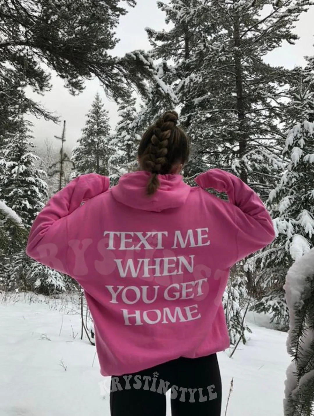 Text Me When You Get Home Hoodie Aesthetic Trendy - Etsy | Etsy (US)