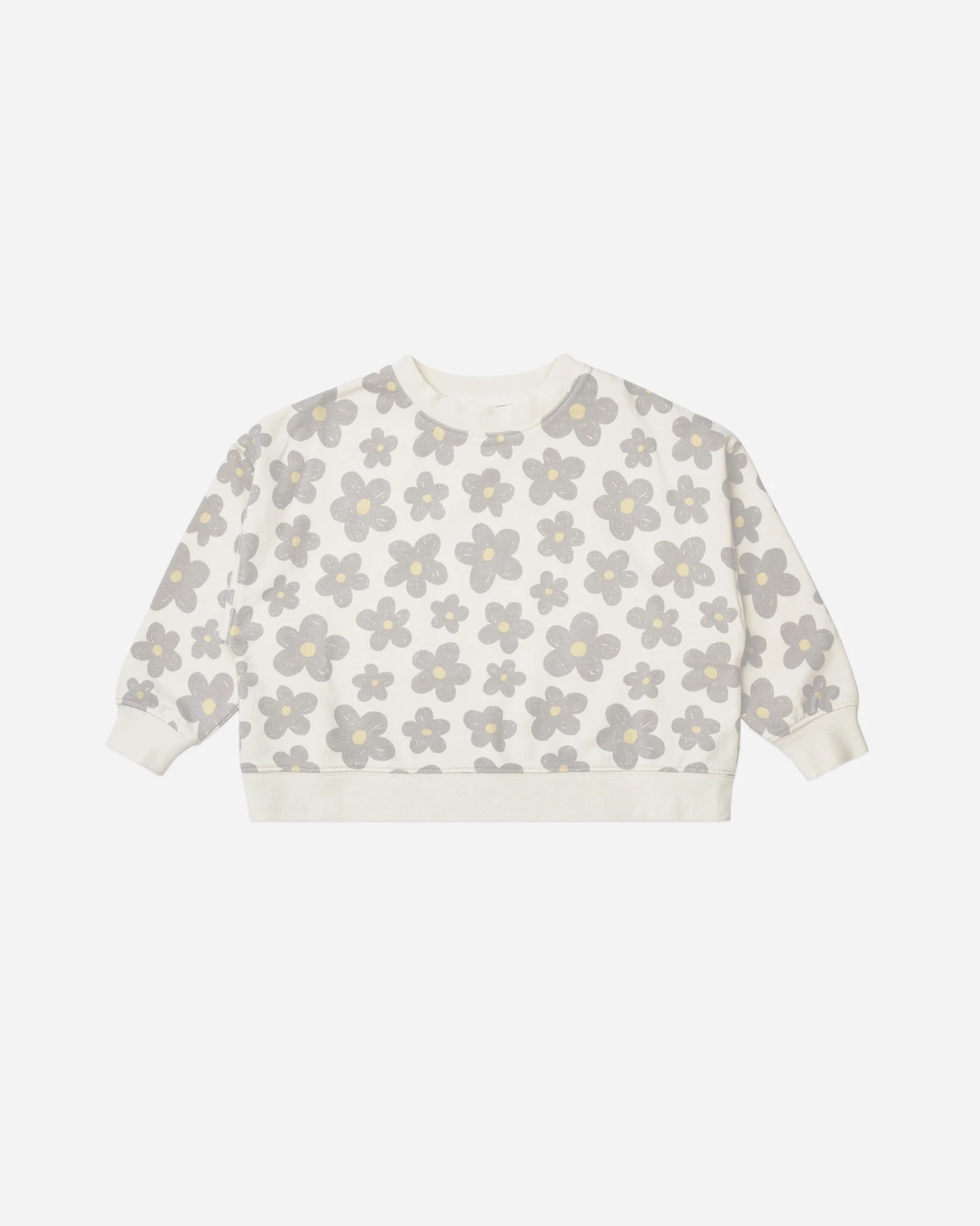 boxy pullover || retro floral | Rylee + Cru