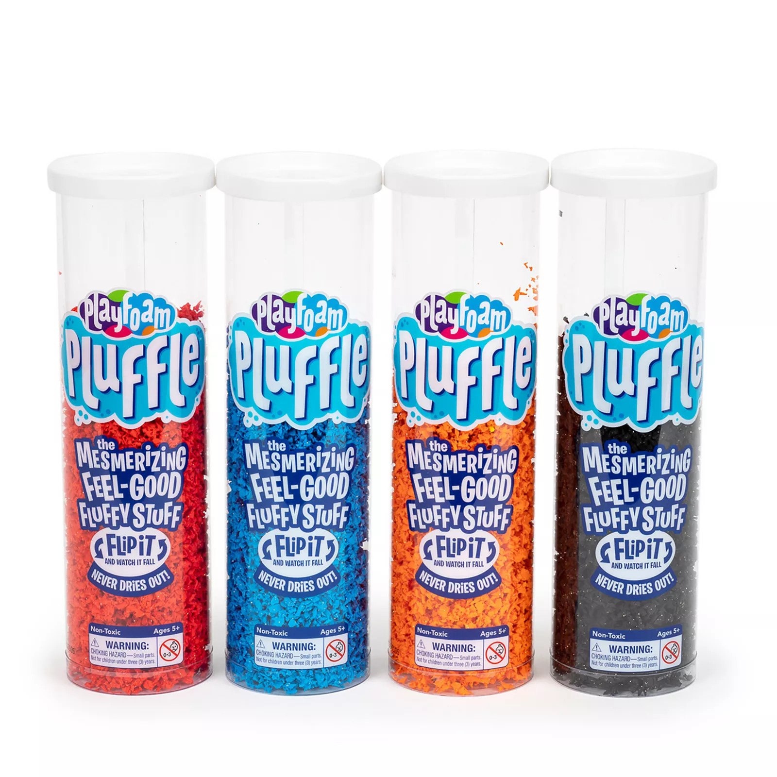 Educational Insights Playfoam Pluffle 4-Pack Black, Red, Blue & Orange, Multi | Kohl's