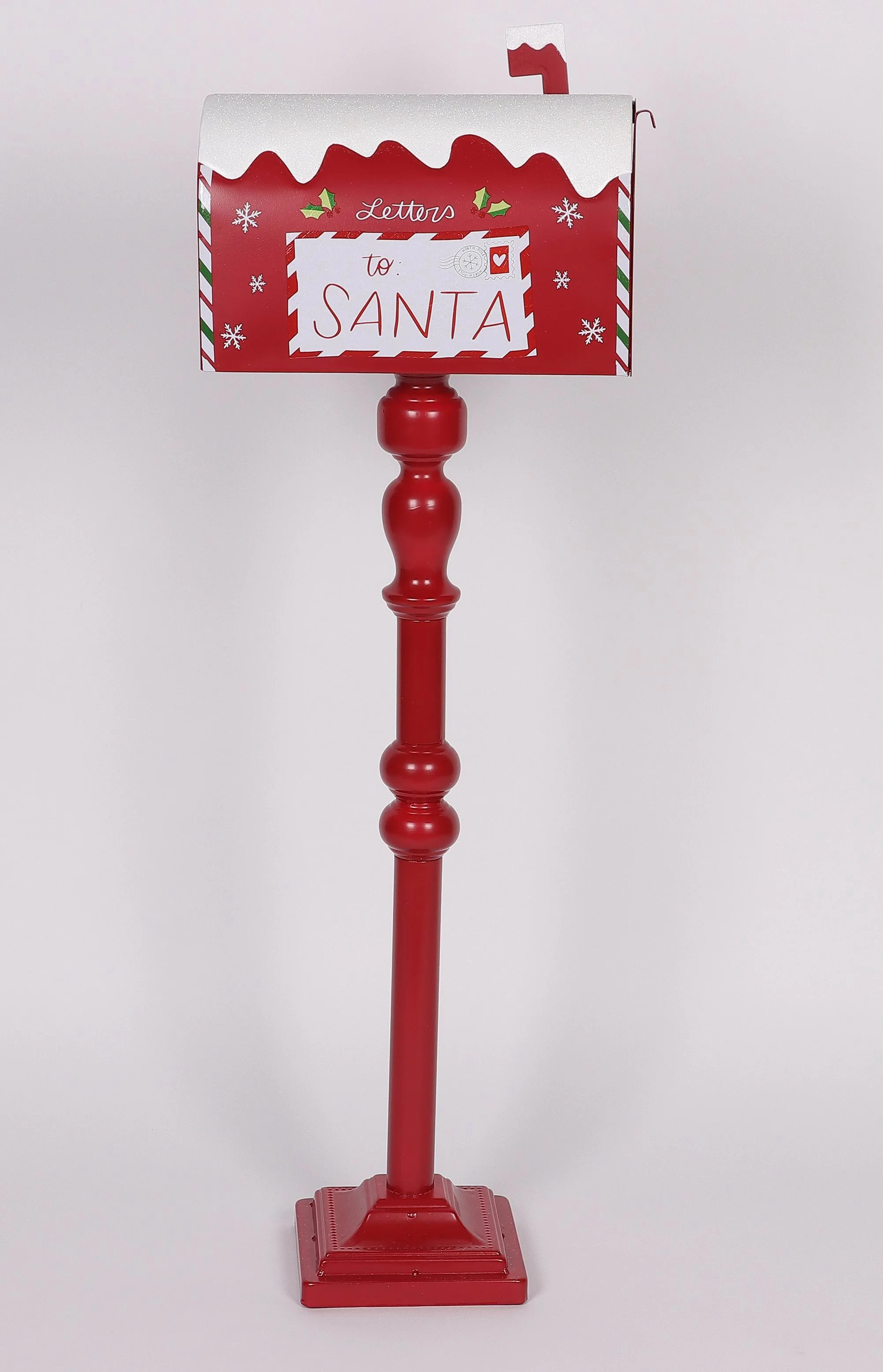 Red Letters to Santa Mailbox Christmas Decoration, 38 in, by Holiday Time | Walmart (US)