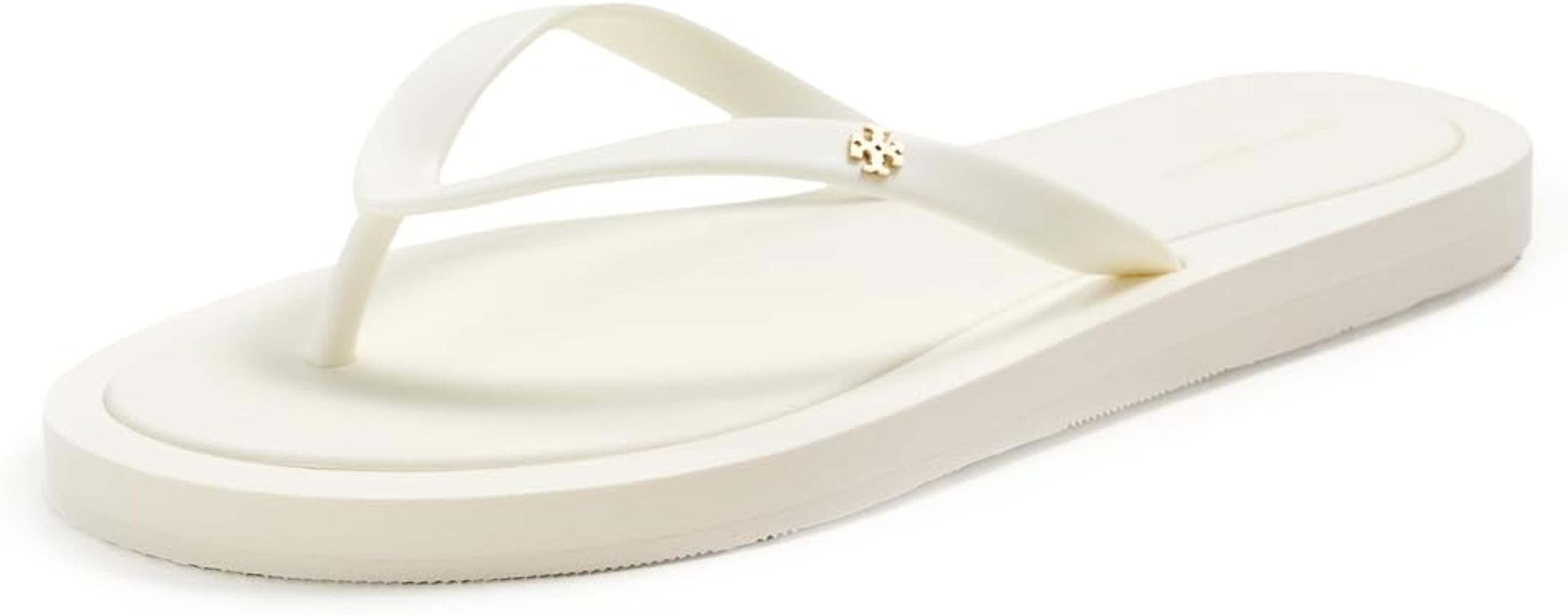 Amazon.com | Tory Burch Women's Kira Padded Flip Flops, Mountain Grey/Silver, 8 Medium US | Flip-... | Amazon (US)