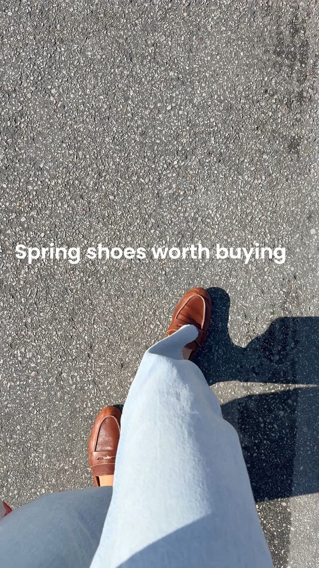 These leather loafers have been a wardrobe staple since I bought them last fall! The leather is buttery ￼ soft and no break-in time is required. They fit true to size. I also pair them with socks on cold days.