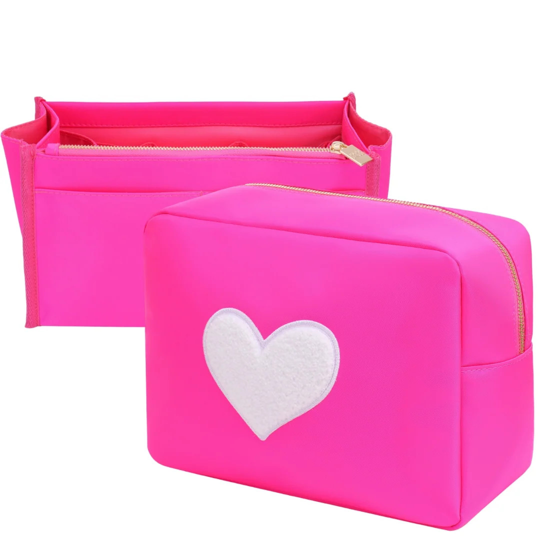 BUNDLE: Hot Pink XL with white heart with pink insert | bloc bags