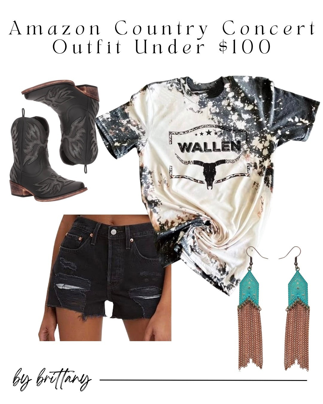🔥 The perfect Amazon country concert outfit (affordable + comfy!)

This full look is made for long concert nights, dancing, and summer festivals 🤠🌵

✔️ Comfortable cowboy boots
✔️ Trendy graphic tee
✔️ High-waisted denim shorts
✔️ Western turquoise accessories

Everything is budget-friendly Amazon finds and easy to mix & match ✨

👉 Tap to shop the full outfit + recreate this concert look for less!

#AmazonConcertOutfit #CountryConcertStyle #WesternOutfitInspo #AffordableAmazonFinds #CowgirlStyle #LTKFinds #ConcertOutfitIdeas #WesternFashion

#LTKootd #LTKTravel #LTKSeasonal