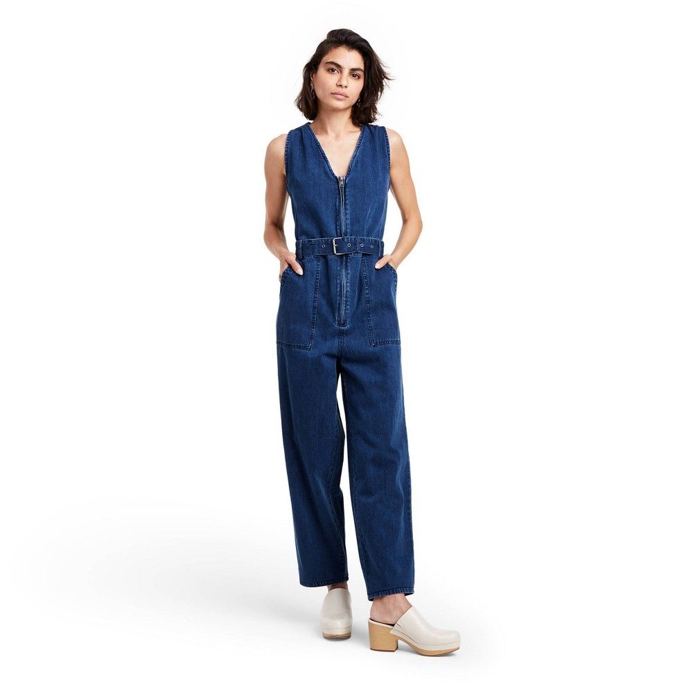 Women's Denim Jumpsuit- Rachel Comey x Target Indigo 8, Blue/Blue | Target