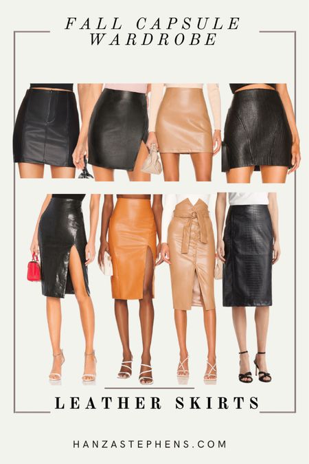 Leather bottoms are so versatile. You can pair them with essentially anything and look instantly put together. 

Leather mini skirt
Leather midi skirt
Leather skirt for work
Leather pencil skirt
Faux leather pencil skirt 
Leather skirts for fall

#LTKCon #LTKstyletip #LTKSeasonal