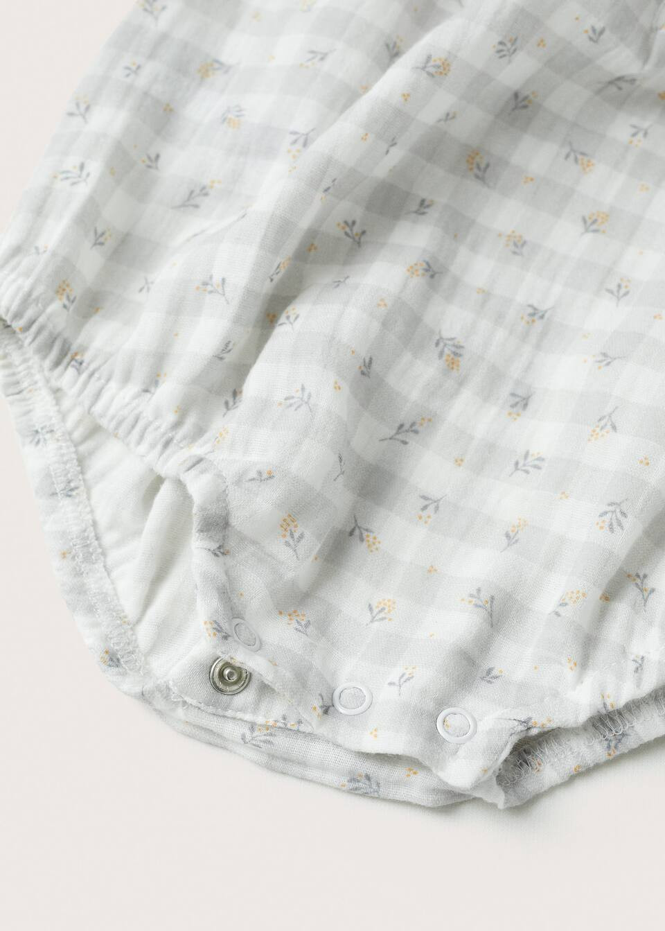Printed cotton-blend short | MANGO (US)