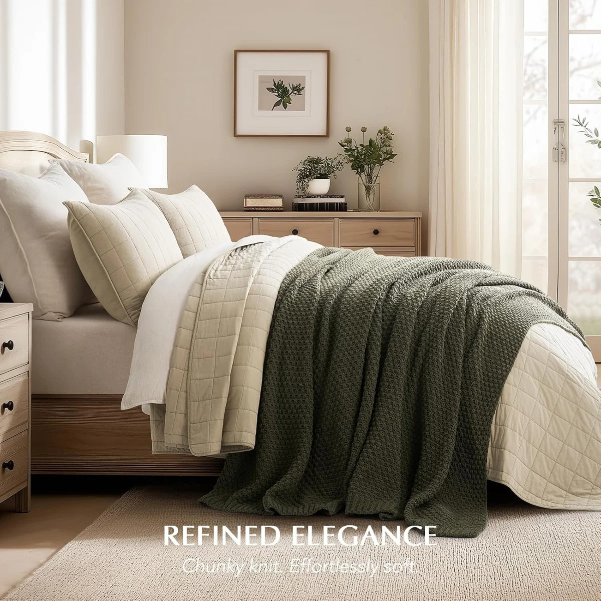 Chunky Chenille Knit Throw Blanket | Wayfair North America