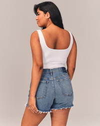 High Rise 4 Inch Mom Shorts | Abercrombie & Fitch (US)