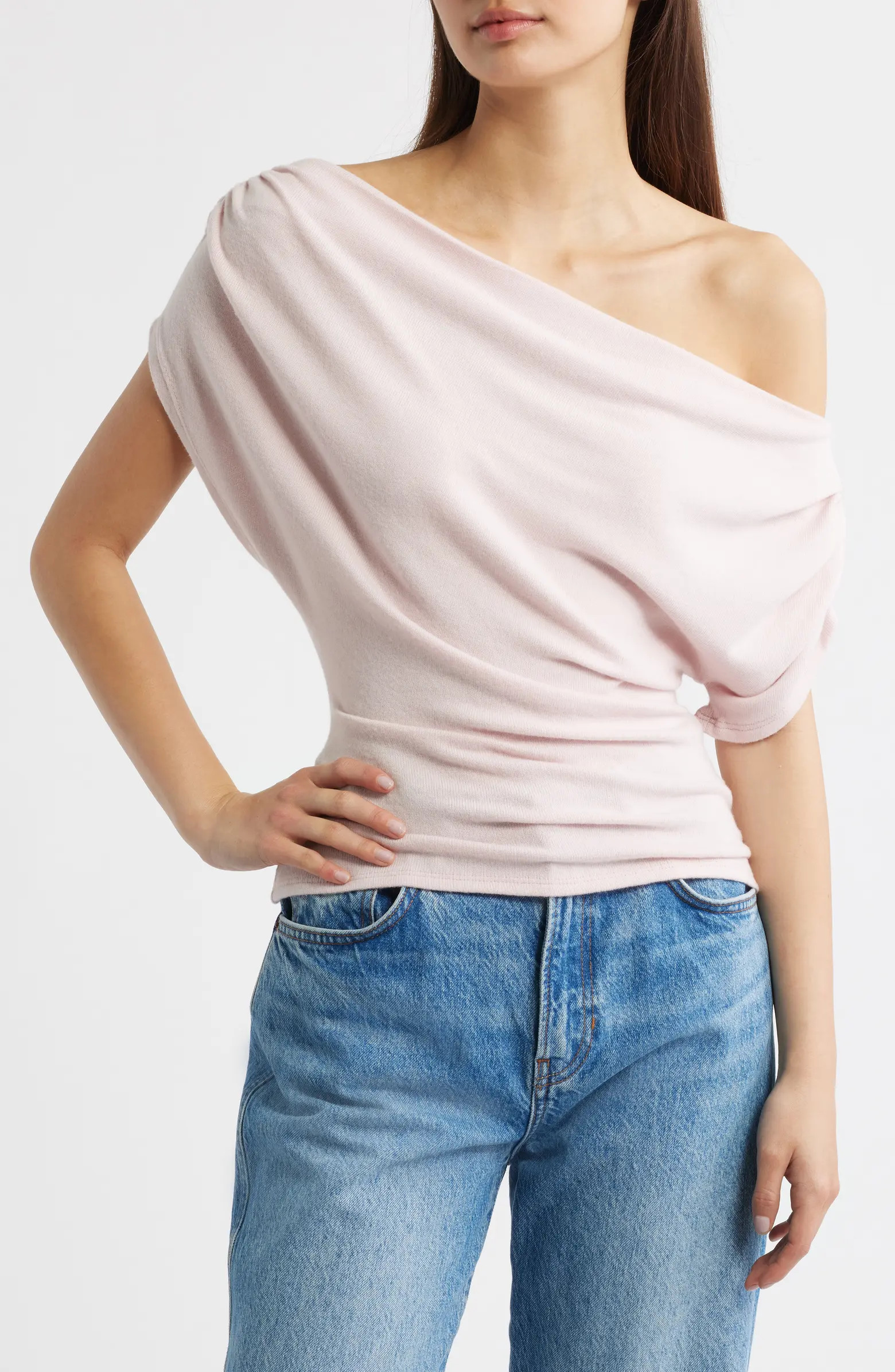 Reformation Iris One-Shoulder Knit Top | Nordstrom | Nordstrom