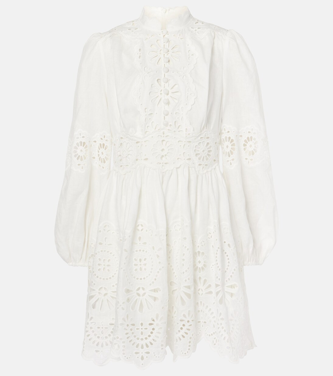 Minikleid Acacia Broderie aus Leinen | Mytheresa (DACH)