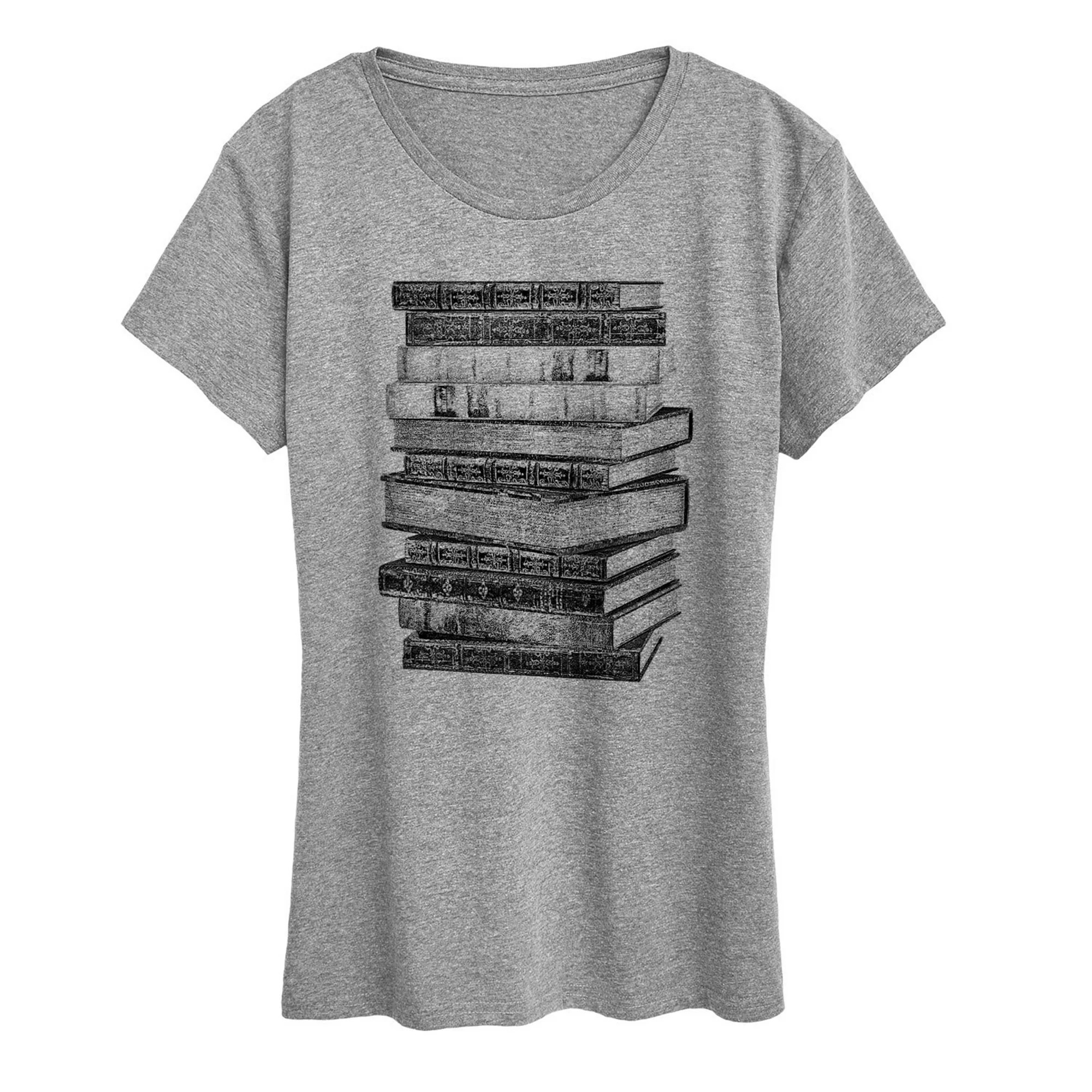 Women's Stacked Books Graphic Tee | Kohl's