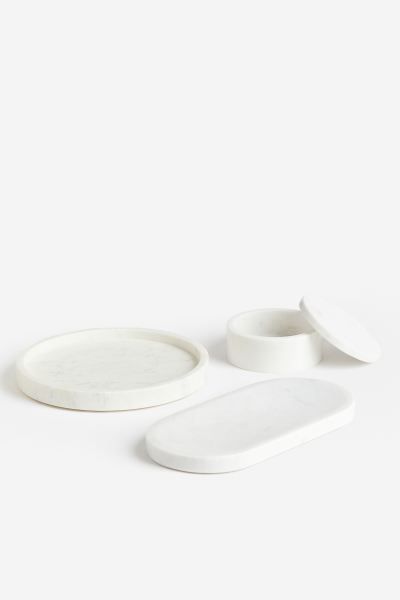 Marble Tray - White - Home All | H&M US | H&M (US + CA)