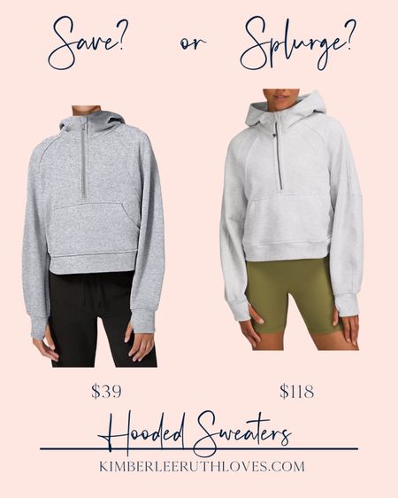 Save vs Splurge: hooded sweaters!

#comfyclothes #cozyfashion #fashionfinds #looksforless #casualoutfit

#LTKstyletip #LTKFind