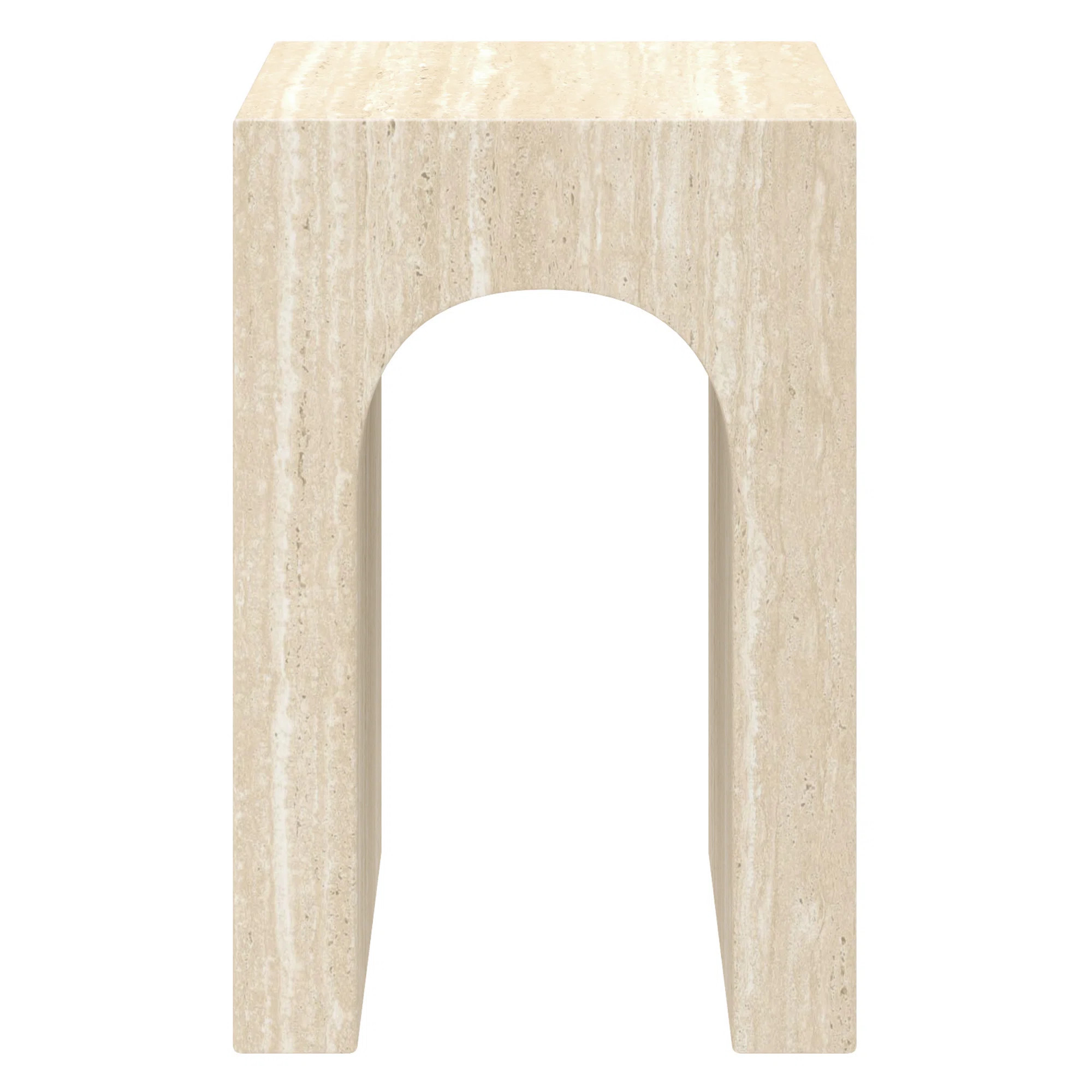 Contemporary ECC Concrete Contract Grade Accent Table - Travertine | Wayfair North America