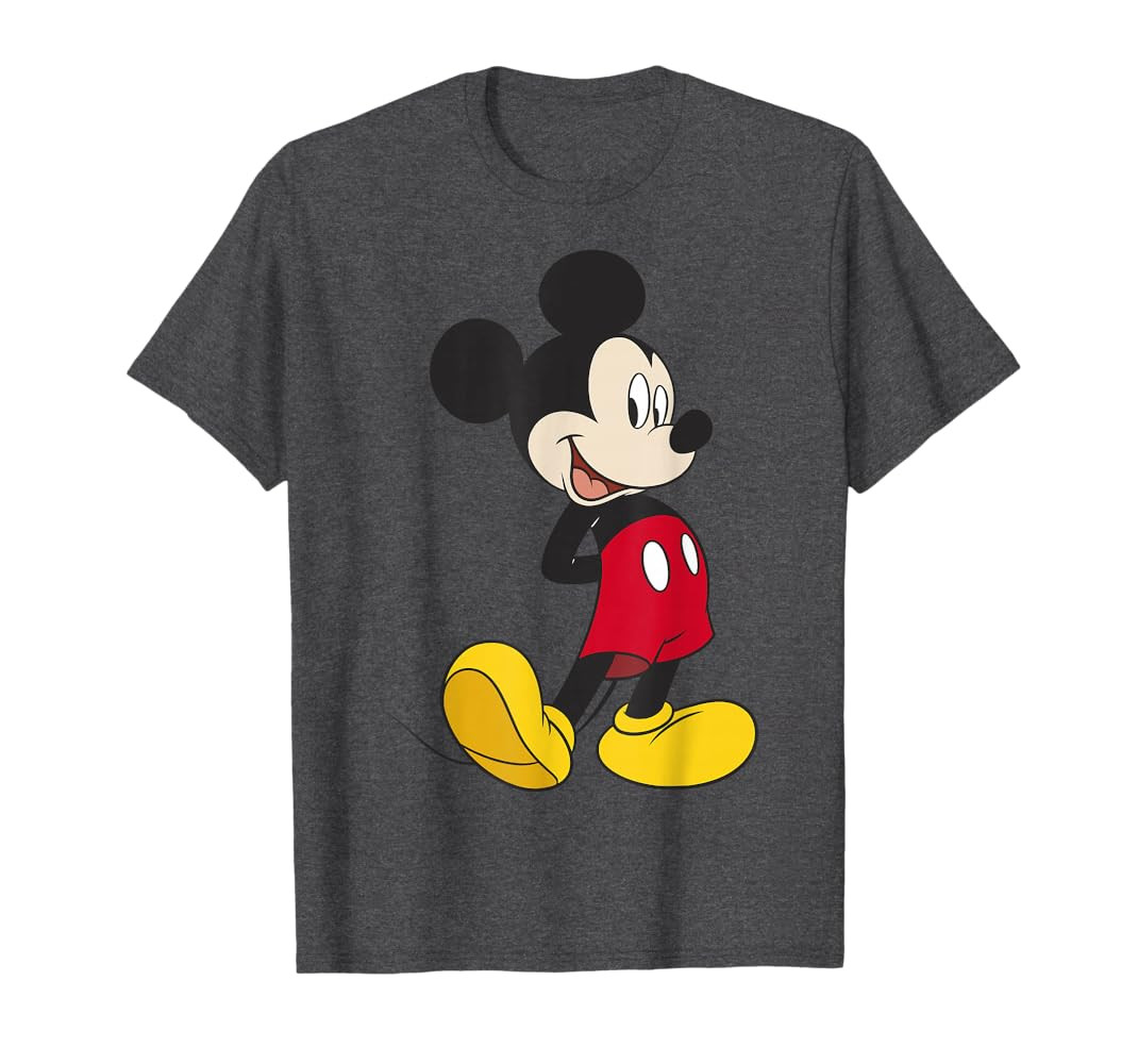 Disney Mickey And Friends Traditional Mickey Mouse Portrait T-Shirt | Amazon (US)