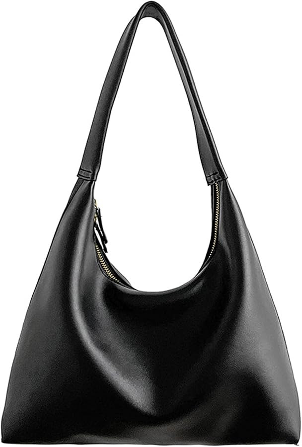 Shoulder Purses for Women Small Hobo Bag Slouchy Tote Bags Handbag Trendy Vegan Leather Clutch Pu... | Amazon (US)