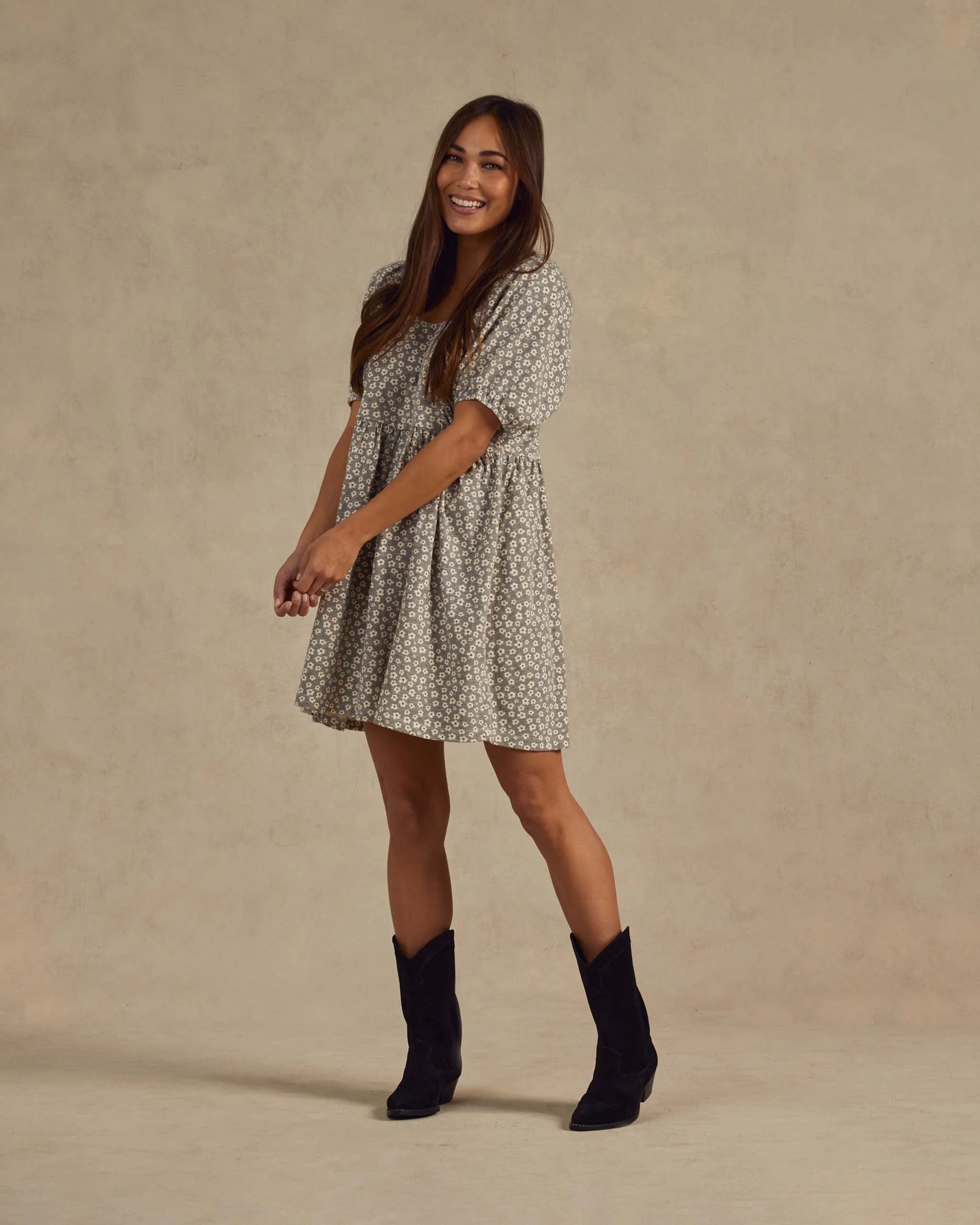 Brea Dress | Blue Ditsy | Rylee + Cru