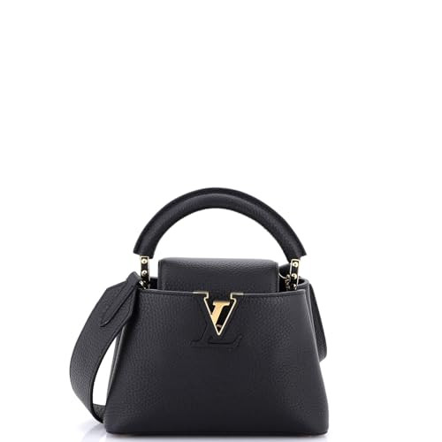 Louis Vuitton, Pre-Loved Capucines Bag Leather Mini, Black | Amazon (US)