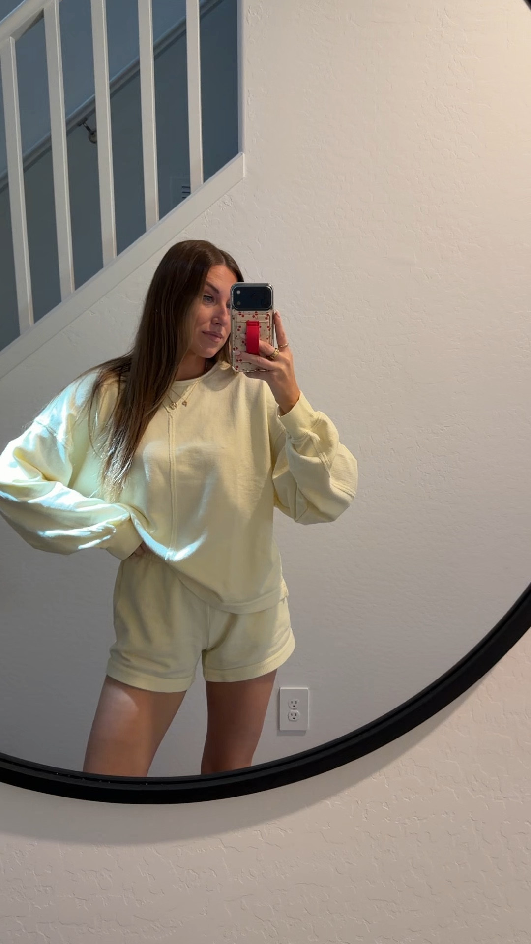 Cutest lounge set from aerie! Wearing medium top and small shorts @Aerie 

#LTKootd