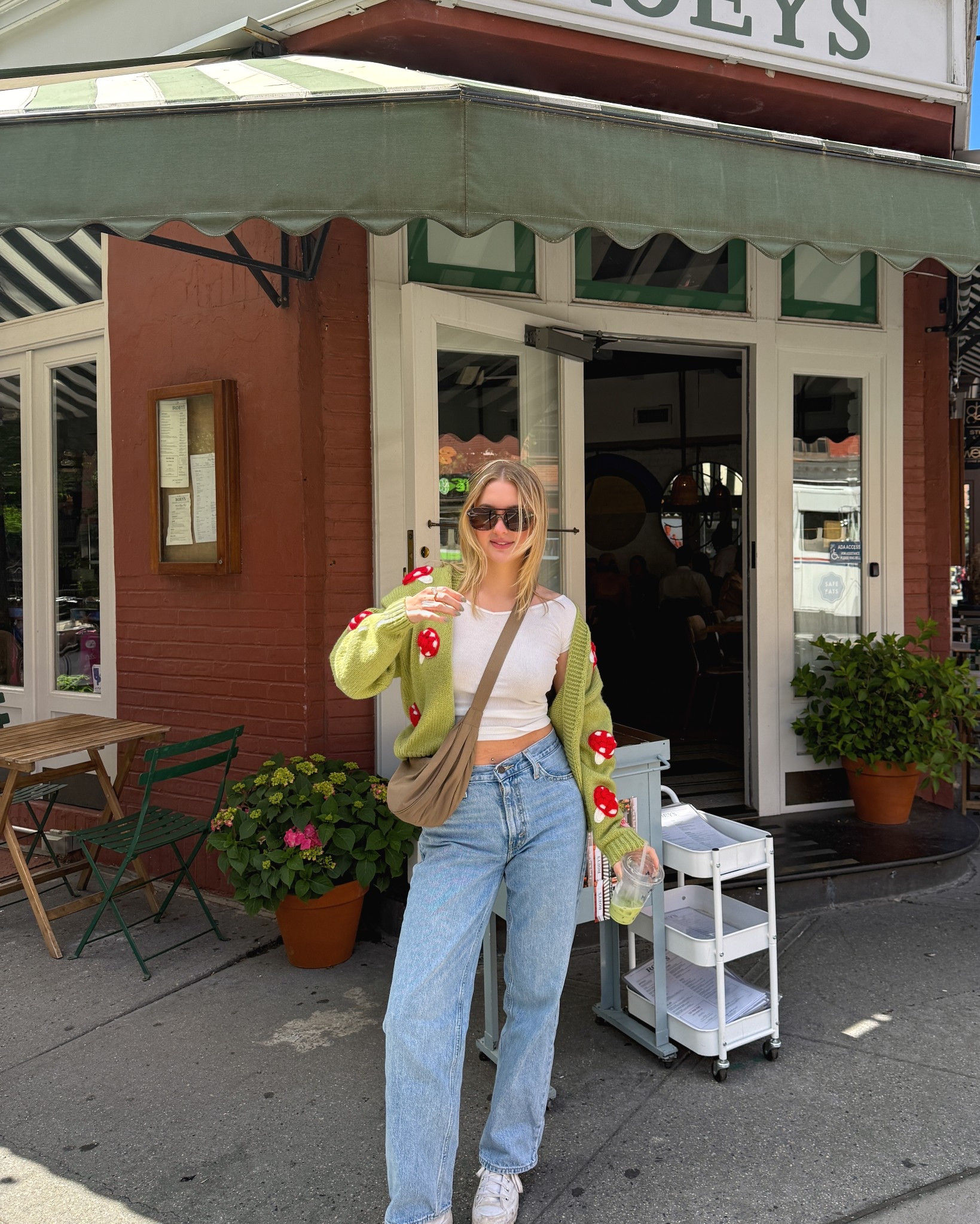 cute spring outfit!! 
sweater is from murre + grande

#LTKStyleTip #LTKSummerEdit #LTKFindsUnder100