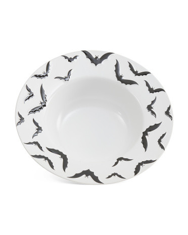 13in Embossed Bat Bowl | TJ Maxx