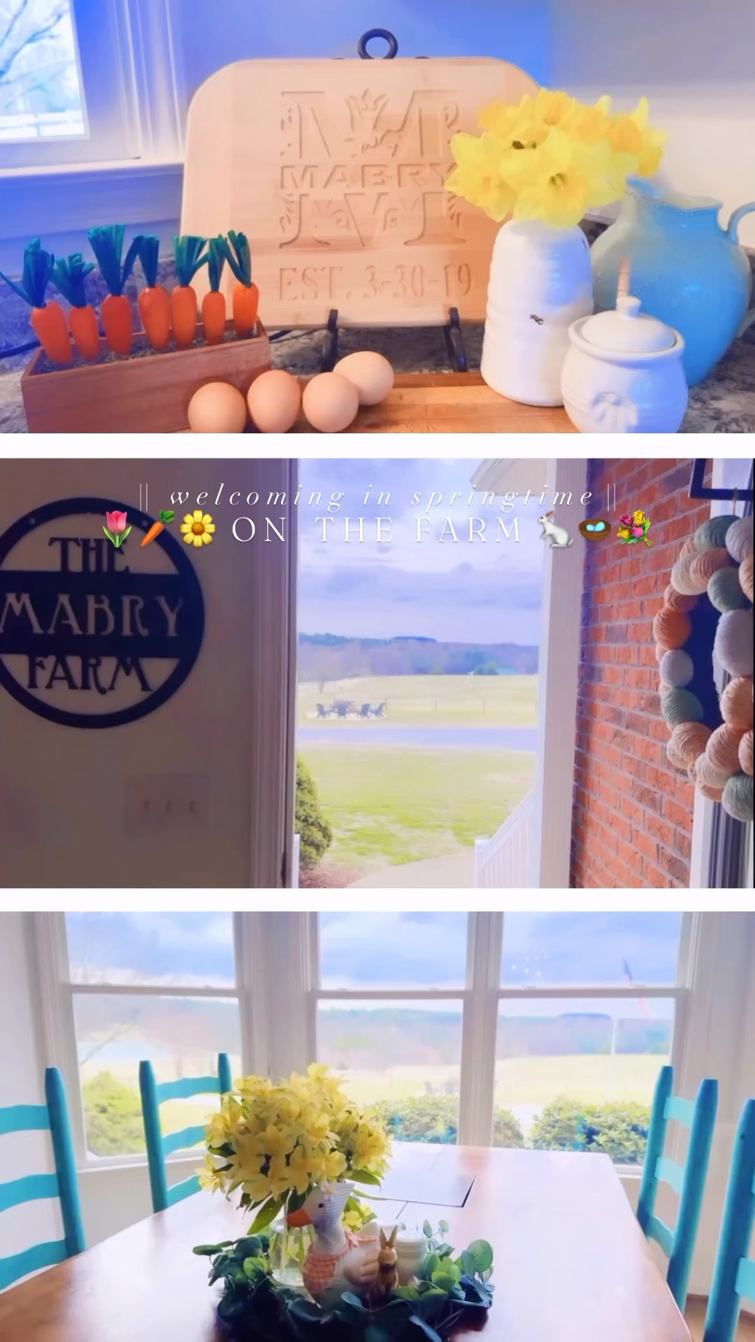 Nothing says “h o p p y” 🐇😉 m a r c h  like decorating the farmhouse 🏡 for our very first spring here on the farm!!! 🐥🌷🥚🚜🌳💐🪺 Sharing links 🔗 to everything I can over on my LTKit shop (link is in my bio)!! 🫶🏽🛍️🐰🥕🌼🧺 #springdecor #hoppymarch #firstspringonthefarm 

And so the easter 🐣 egg fun begins around here with these little bunnies!! 👶🏼🐇🤭🥚🪺🧺 We love a sweet little Monday homeschool preschool morning 🍎 to start off the brand new week!!! ✏️🎨🫟 Our theme is “art” and letter “V” 🤩 🖍️ We loved doing some fun s p r i n g  themed crafting!!! 🎨🌈🫟 - fork🍴 tulips 🌷 for the win 🏆 and the cutest “V” for Vase 🏺 craft cut-glue-draw craft, too!! ✂️🖍️💐 Highly recommend 🙌🏽 trying these with your littles this spring, too!! So much fun!!! 🌷🌼 #springcraftsforkids 

And you know what springtime on the farm means… laundry 🧺 upon laundry 👕 with these little country boys hehe!! 🤭👶🏼🩵 Happy Monday and happy M A R C H , y’all!!! 🍀🌳 #springdecorating

#LTKHome #LTKSpringSale #LTKmomlife