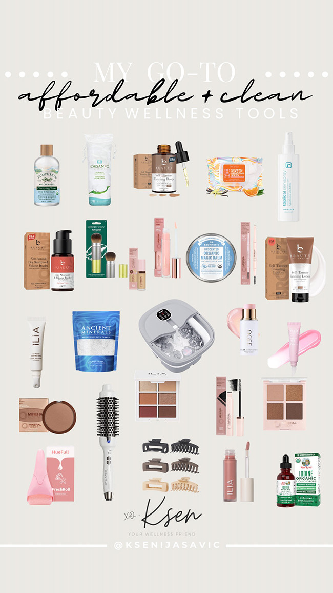 My easy, clean + affordable beauty go-to's! 😊 💕 As always, more on the blog : www.ksenijasavicblog.com 

 #LTKGiftGuide 

#LTKmomlife #LTKselfcare