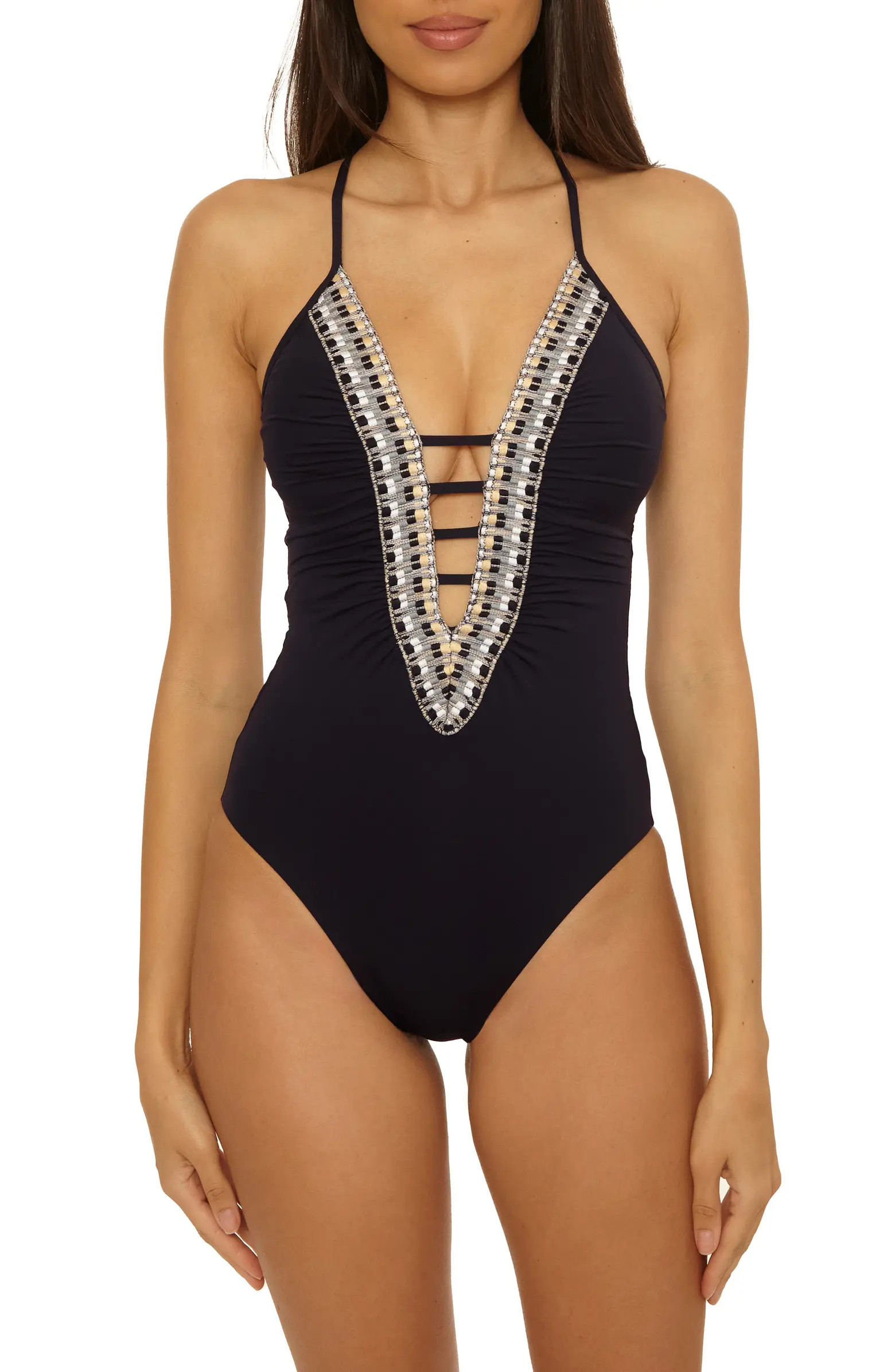 Fiesta Plunge One-Piece Swimsuit | Nordstrom