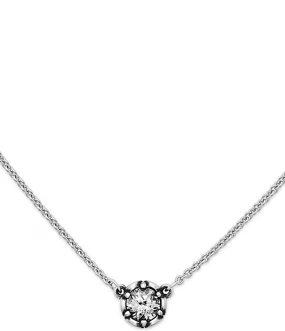 Cherished Birthstone Necklace with Lab-Created White Sapphire | Dillards
