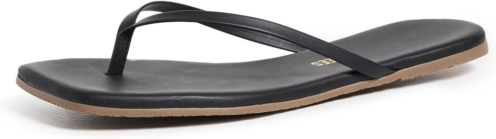 TKEES Women's Square Toe Lily Flip Flops | Amazon (US)