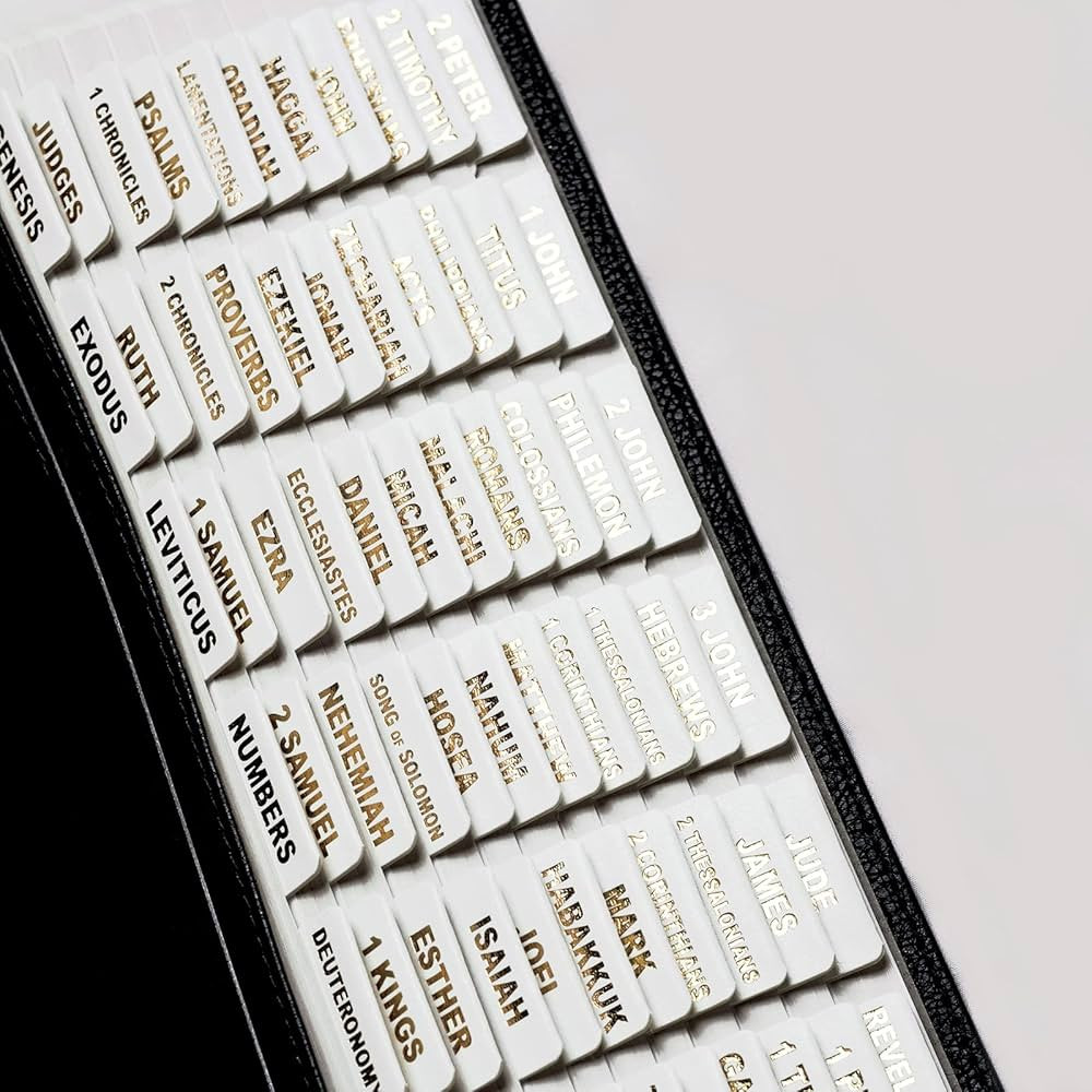 UPAFEXXI- Leather Bible tabs, Bible Tabs for Women and Men, Bible Tabs for Study Bible, 80 Bible ... | Amazon (US)