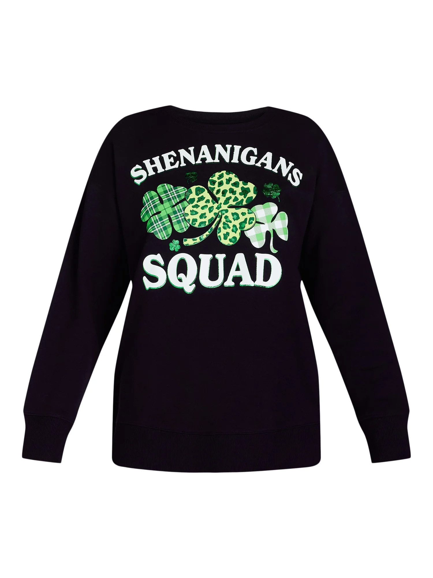 St. Patrick’s Day Women's Graphic Sweatshirt from Way to Celebrate, Sizes S-XXXL - Walmart.com | Walmart (US)